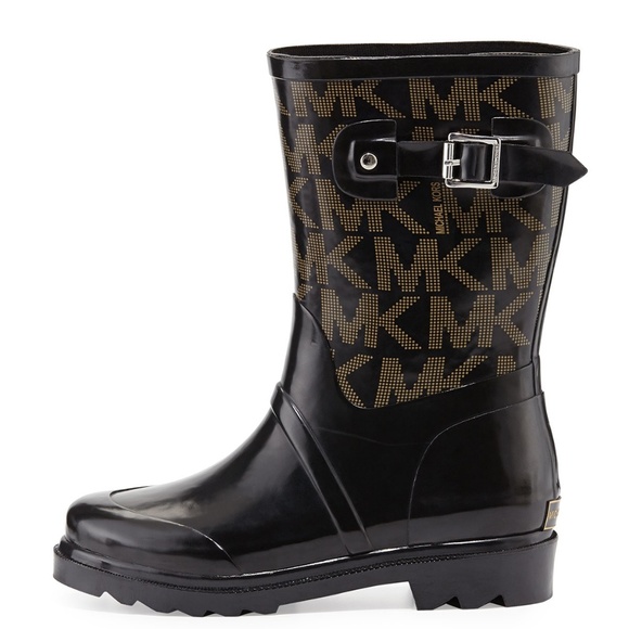 MK Logo Midi Rain Boot **Worn Twice** - Picture 4 of 8